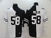 Nike Broncos 58 Von Miller Black And White Split Vapor Untouchable Limited Jersey Dzhi,baseball caps,new era cap wholesale,wholesale hats